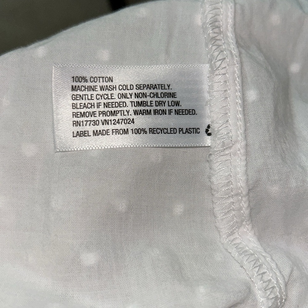 3x20 A New Day White Tie Front 3/4 Sleeve Blouse - Picture 8 of 8